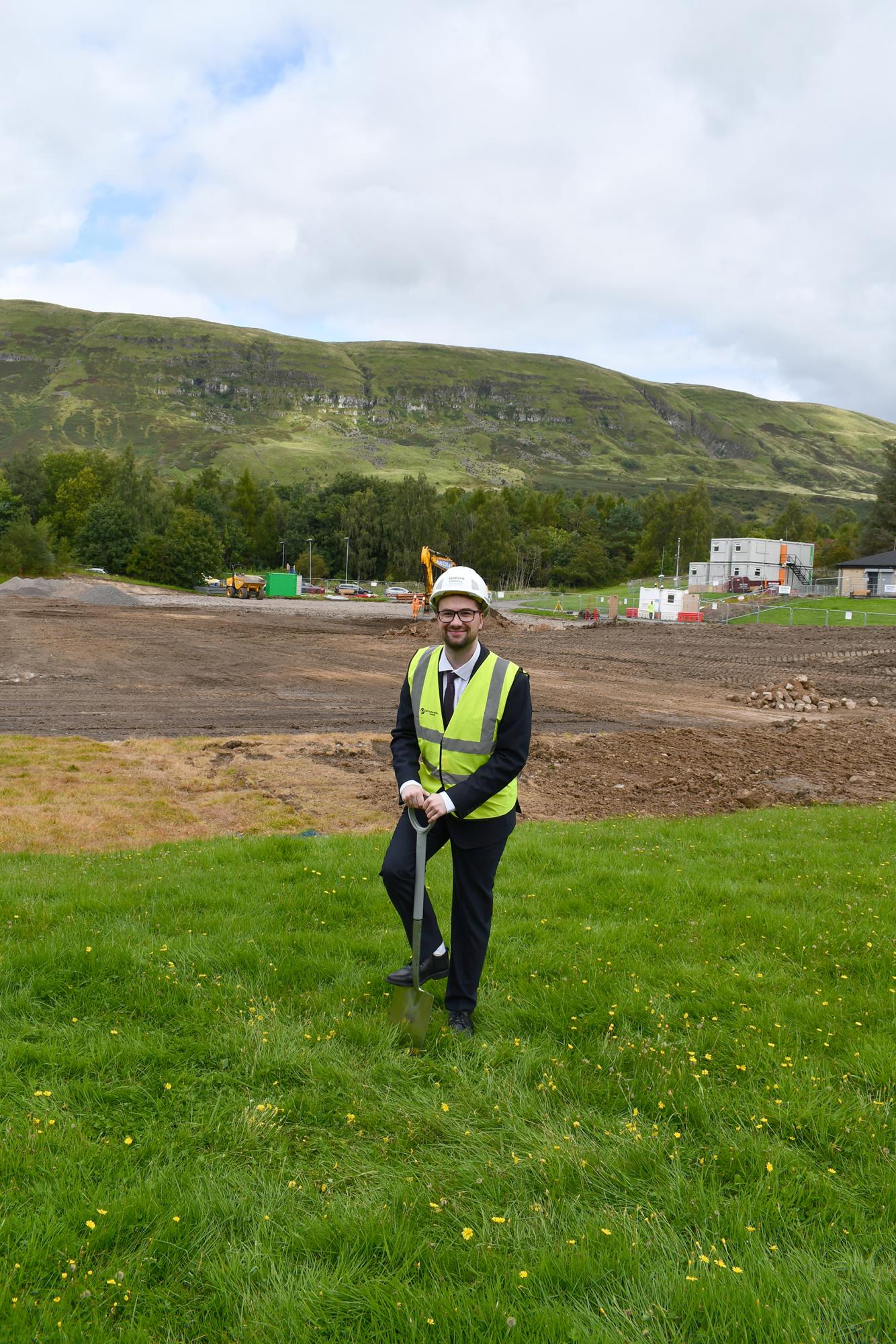 Construction begins at new Lennoxtown sports facility