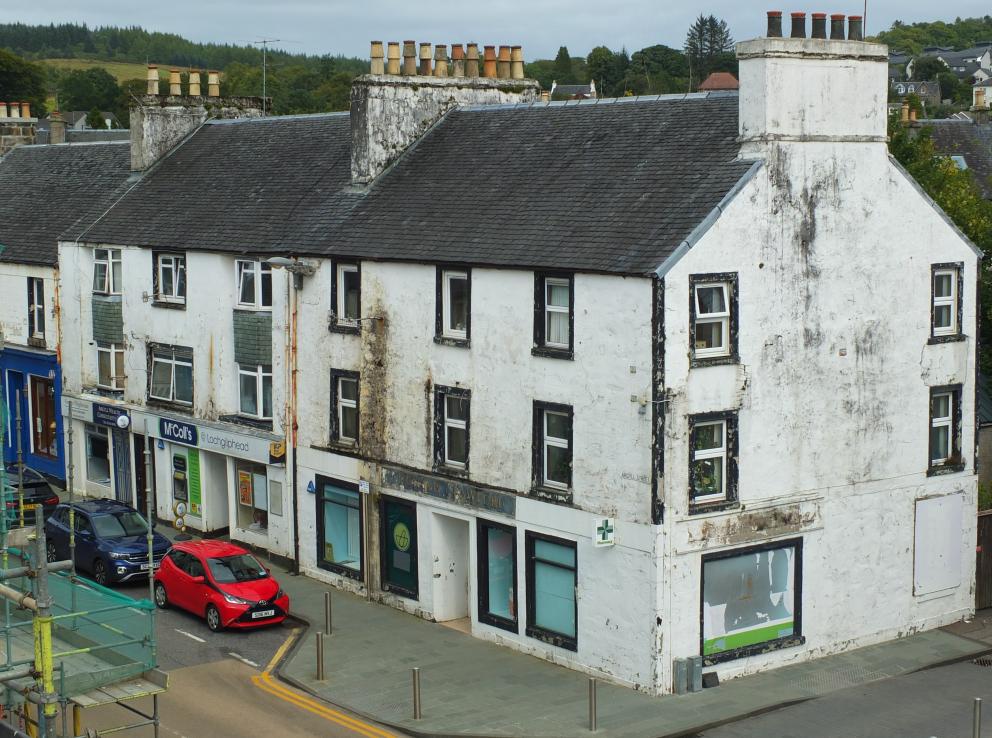 Work begins to help safeguard two historic buildings in Lochgilphead