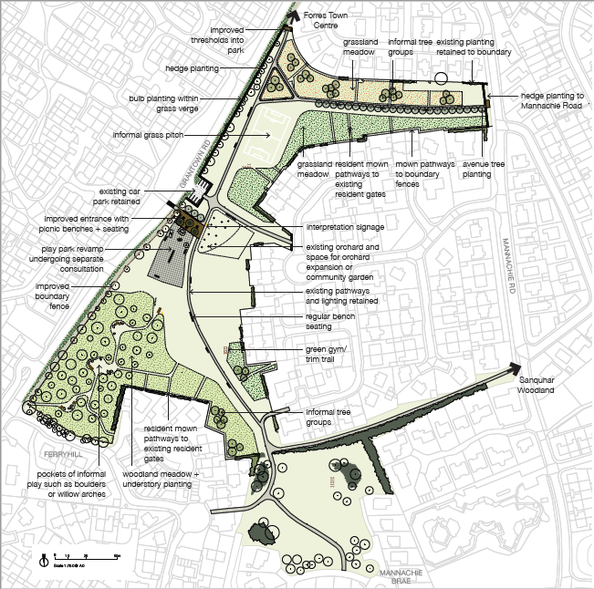 Mannachie Park vision unveiled by Moray Council