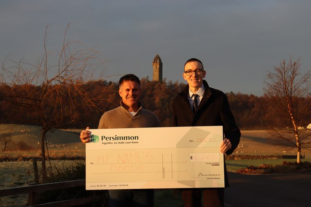 MND charity receives early Christmas present from Persimmon