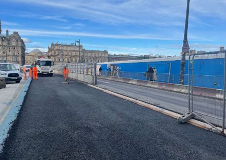 Edinburgh's North Bridge reopening to two-way traffic