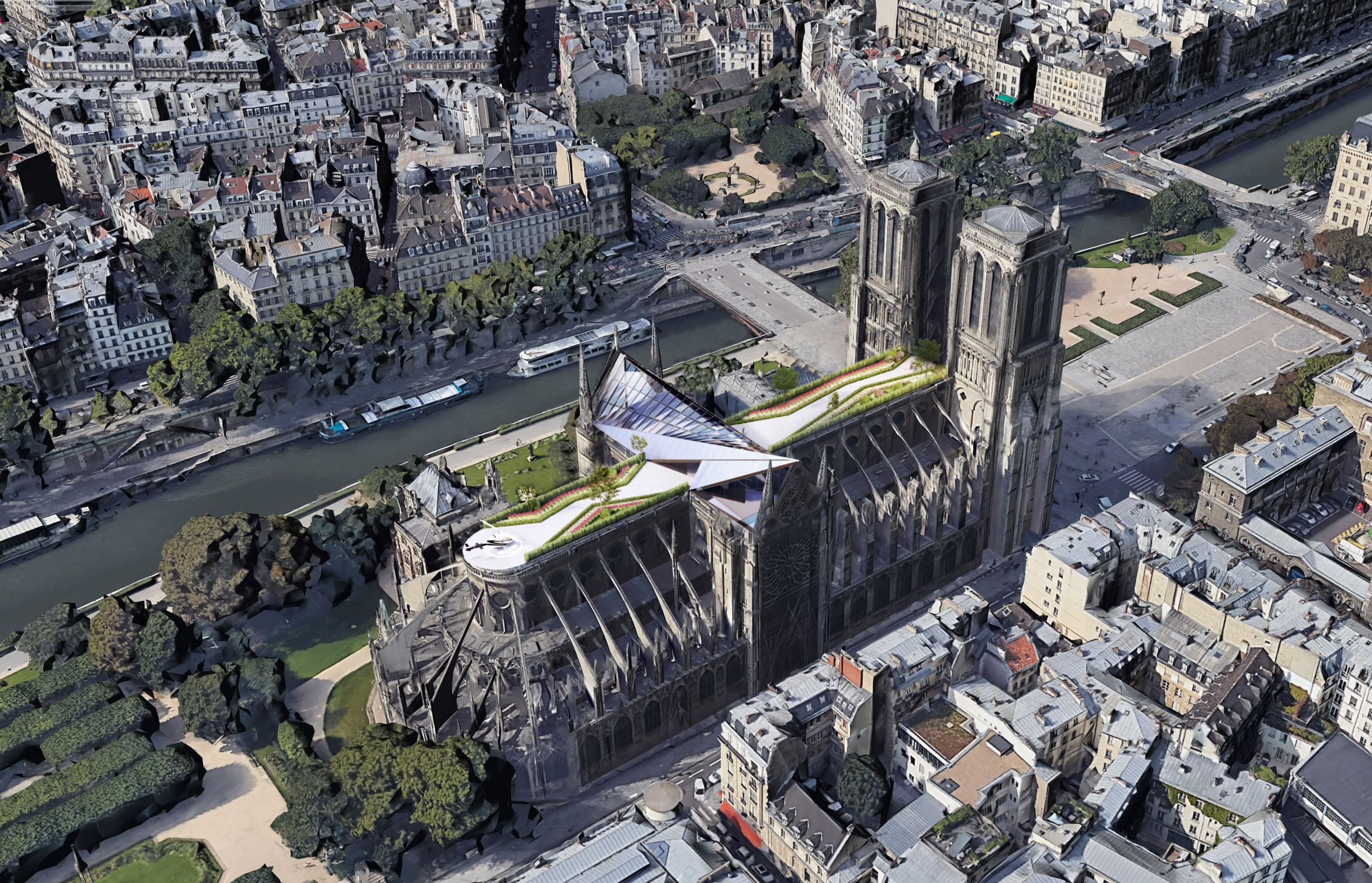 And finally... Bizarre design proposals for Notre-Dame