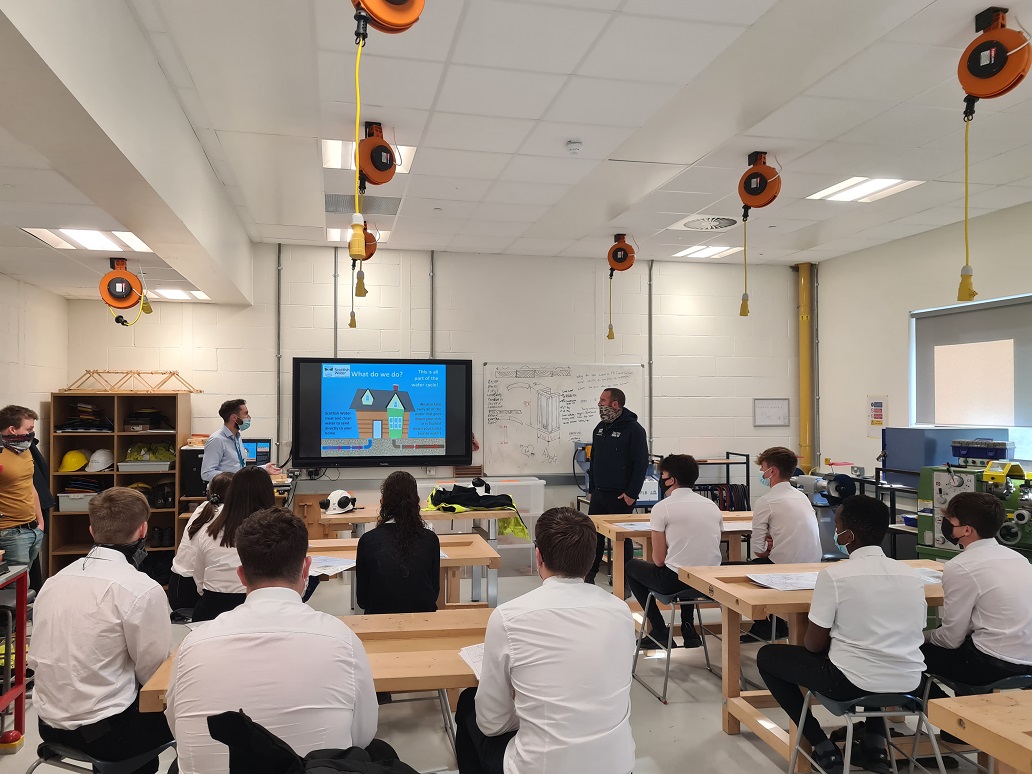 Oban pupils visit Caledonia Water Alliance's tunnelling work