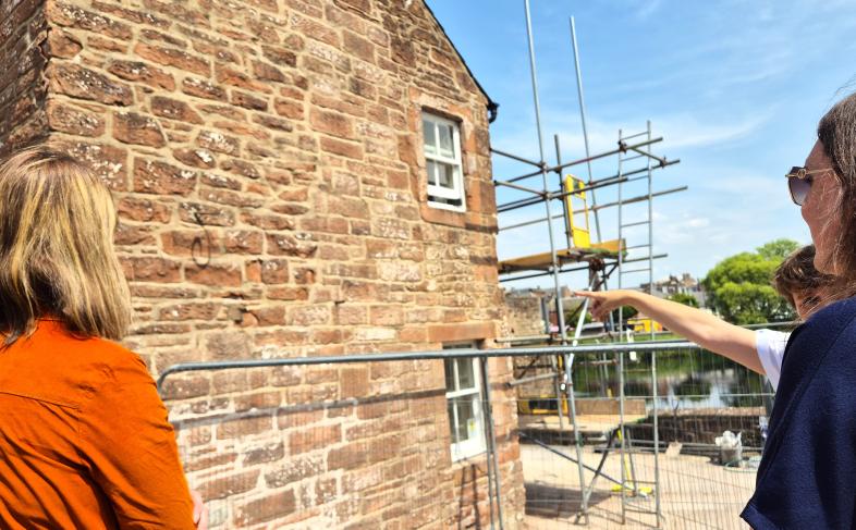 Restoration works safeguard Dumfries' Old Bridge House Museum
