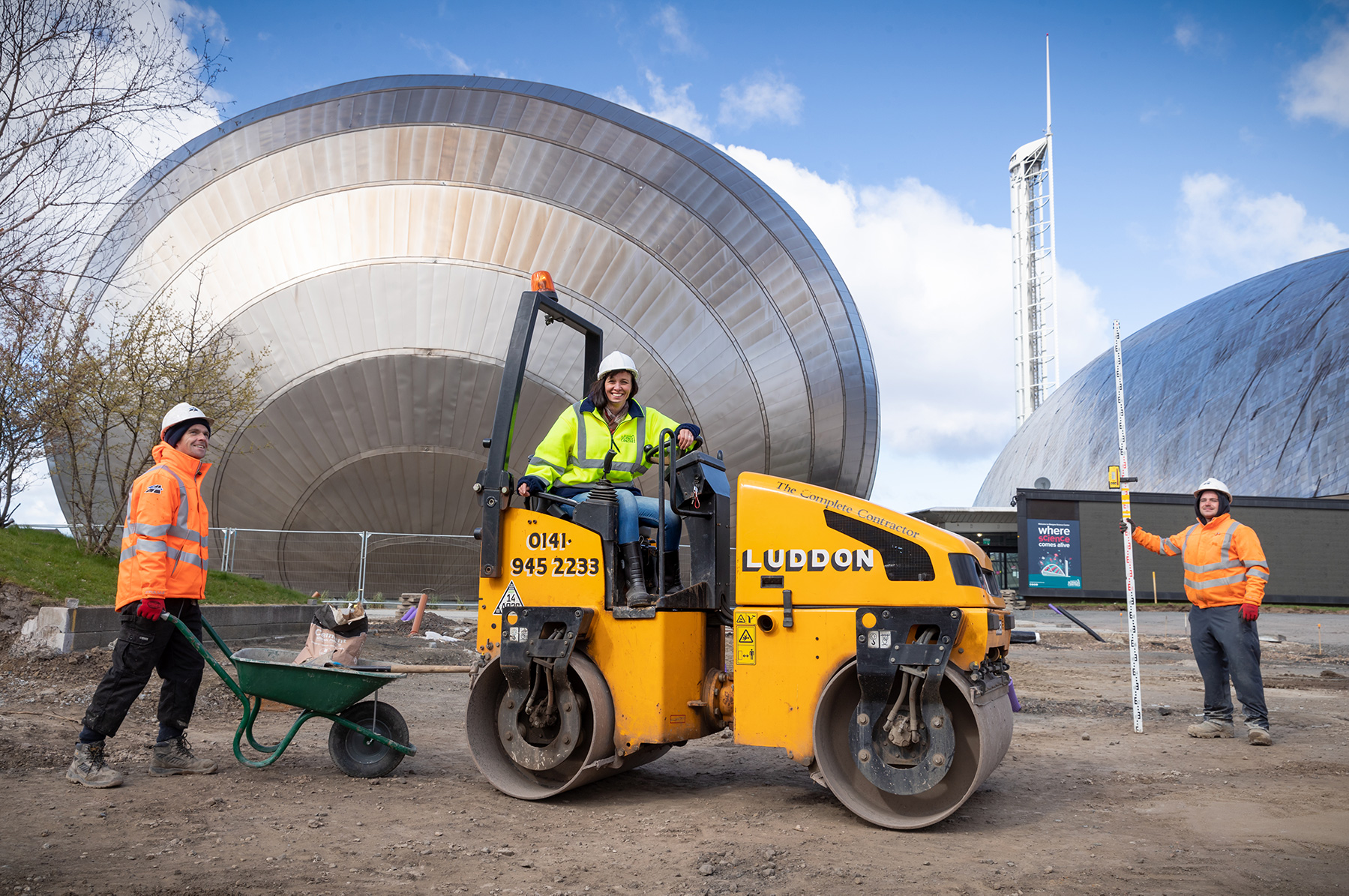 In Pictures: Glasgow Science Centre details landscaping work progress