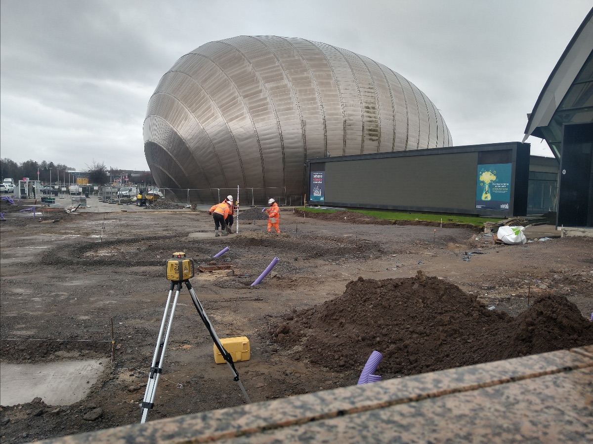 In Pictures: Glasgow Science Centre details landscaping work progress