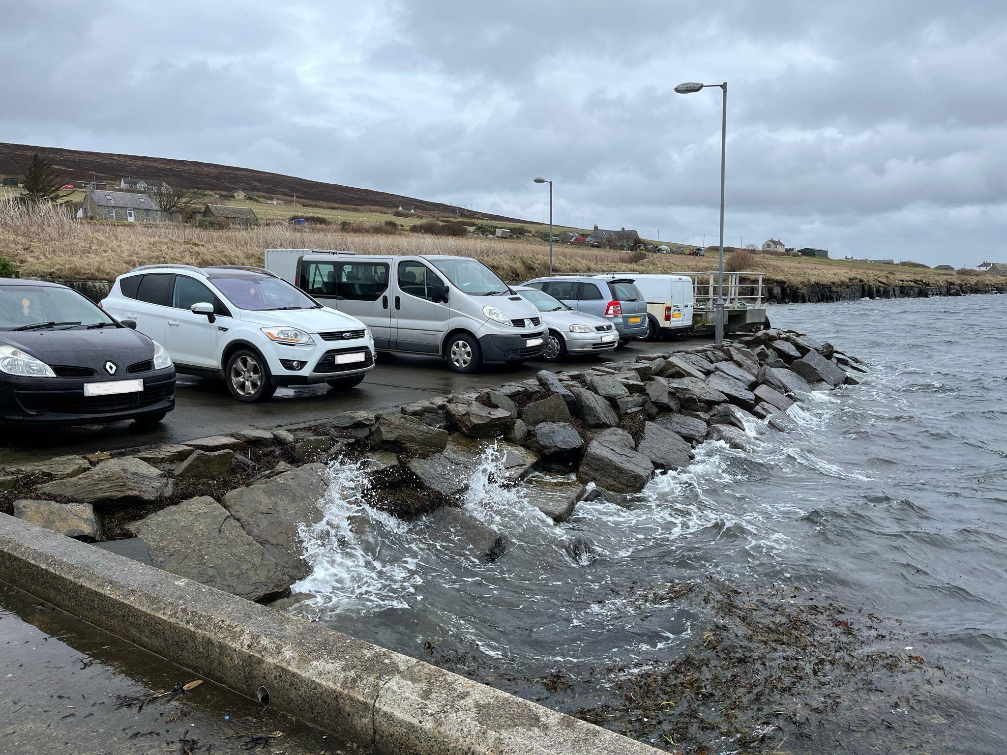Rousay Pier car park drainage improvement works to get underway
