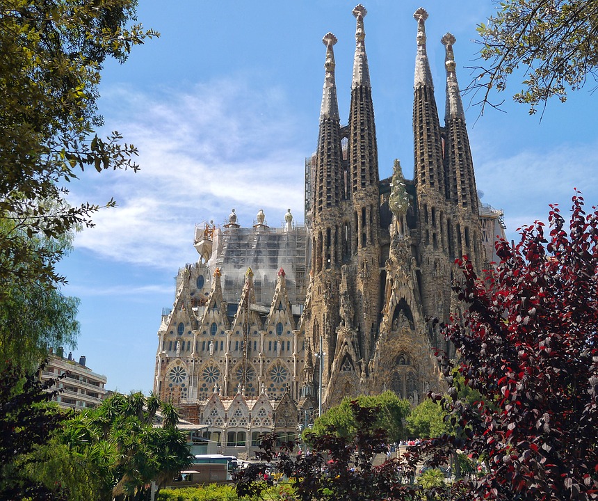 And finally... Towers completed at Sagrada Familia