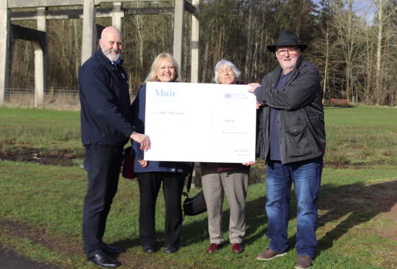 Muir Group awards Save the Cage Group £1,000