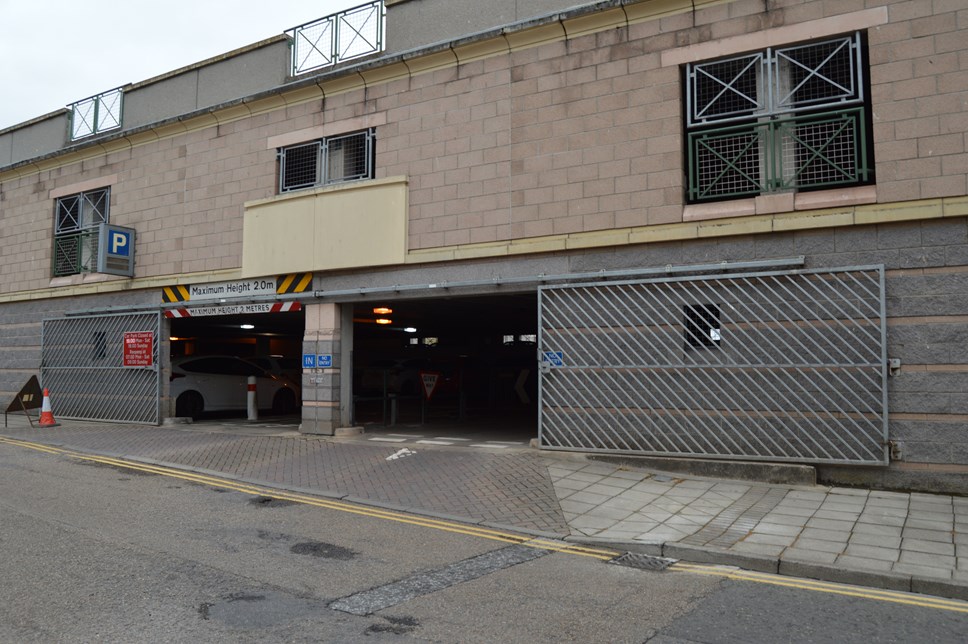 St Giles Centre Car Park upper levels closed on public safety grounds