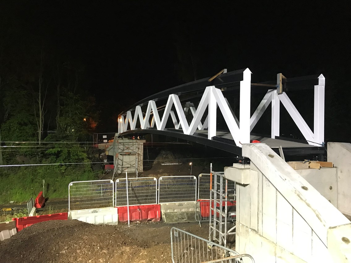 New footbridge installed at Strathbungo