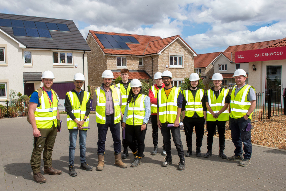 Students welcomed to Taylor Wimpey development for hands-on learning