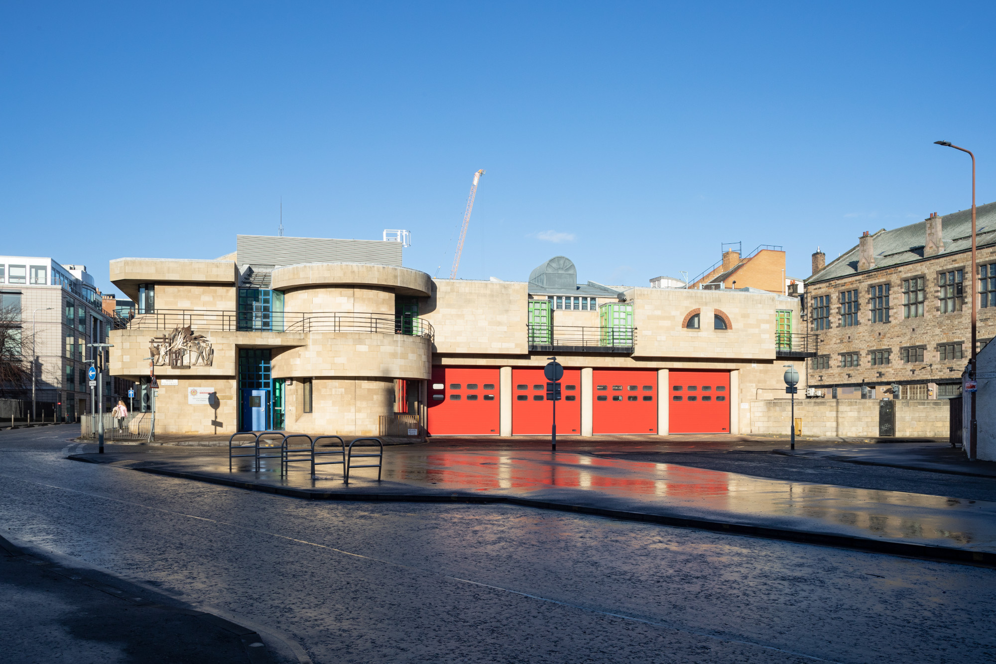 Tollcross Fire Station listed as a major example of postmodern architecture