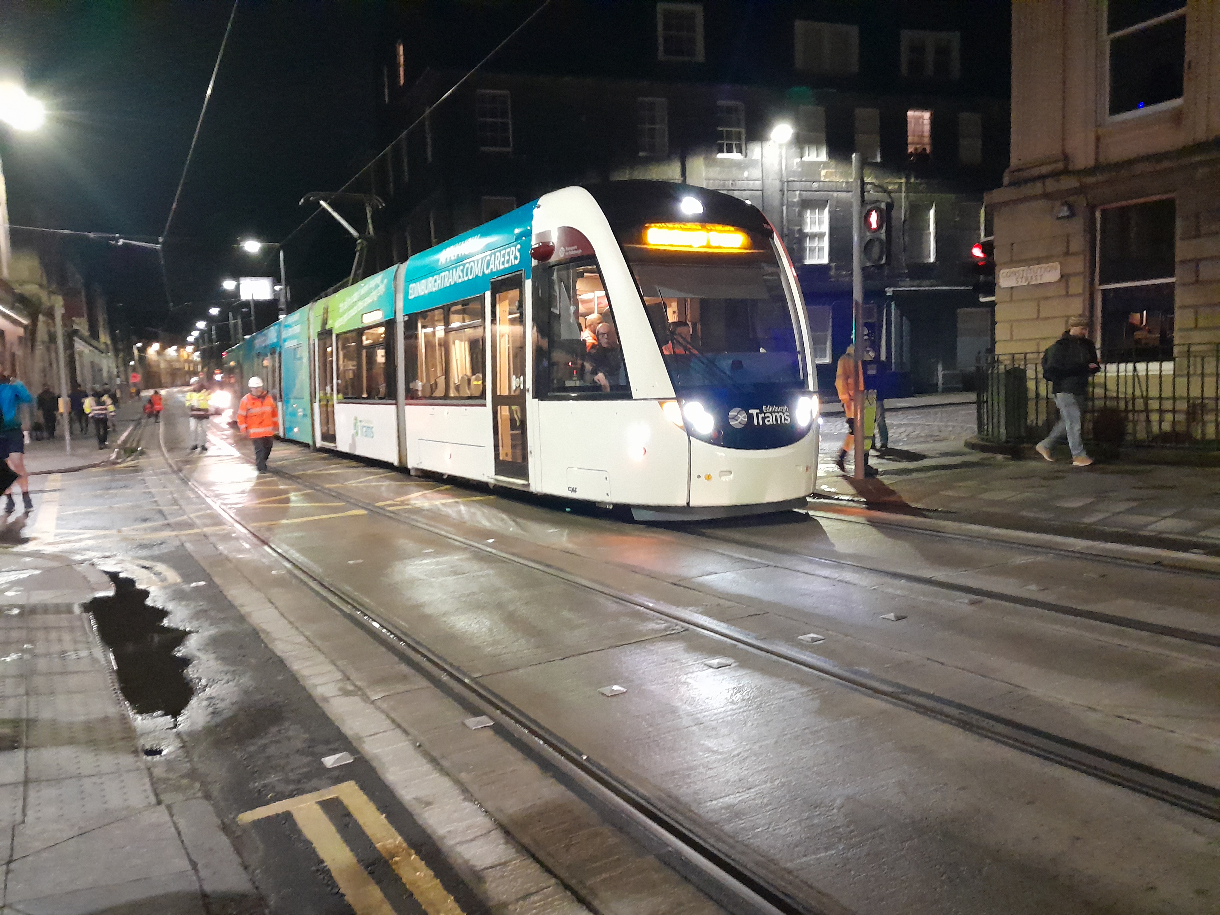First stage of testing begins for Trams to Newhaven project