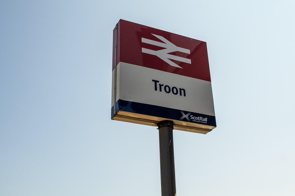 Installation of Troon station’s new canopies begins this week