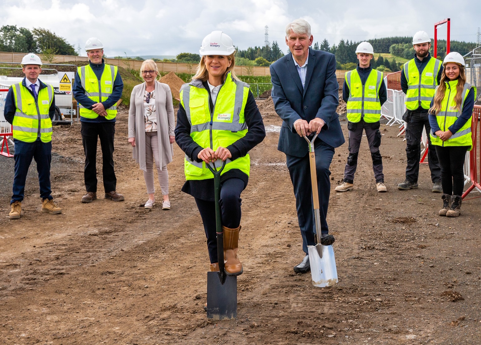 Ground breaks at first new council homes in Newton Mearns