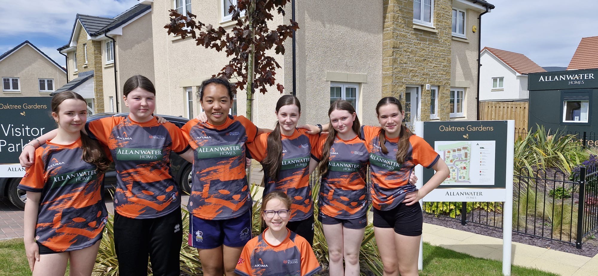 Allanwater Homes renews support for Hillfoots Vixens