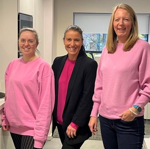 Dandara staff wear it pink for Breast Cancer Awareness