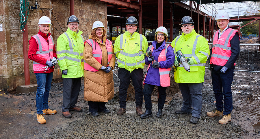 Ayrshire Hospice reaches topping out stage
