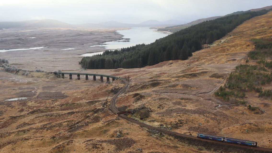West Highland Line re-opens following completion of £1.6m Rannoch viaduct upgrade